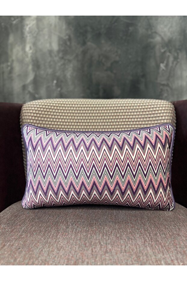 Imported Silk Velvet Chevron 1014 Rectangular (50X30 cm) Case