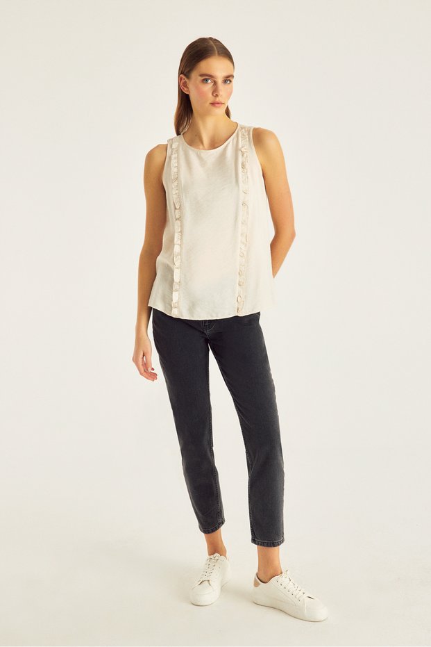 Tank Top cu Volane