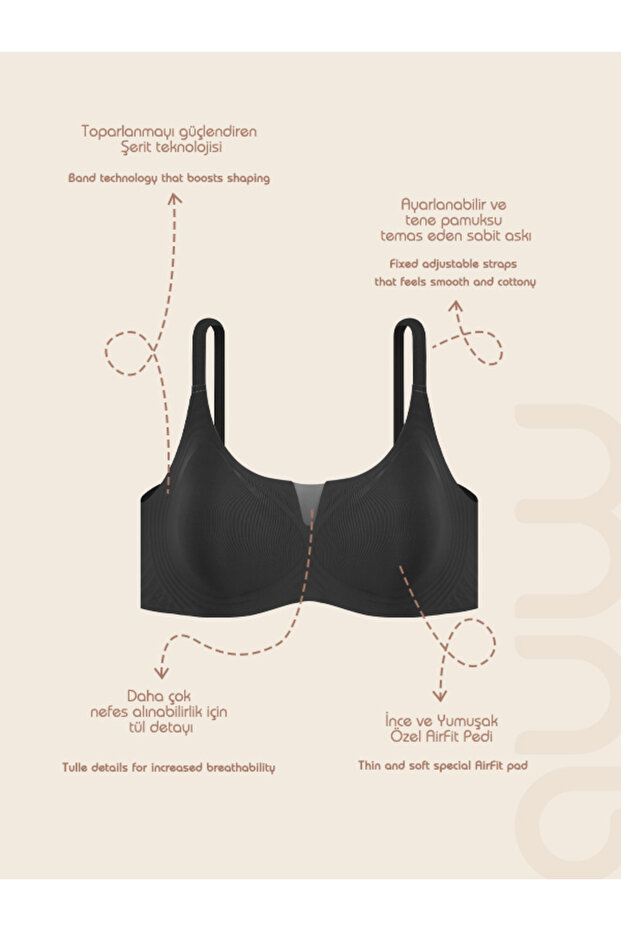 Seamless Invisible Bra Without Underwire - Airfit - 3