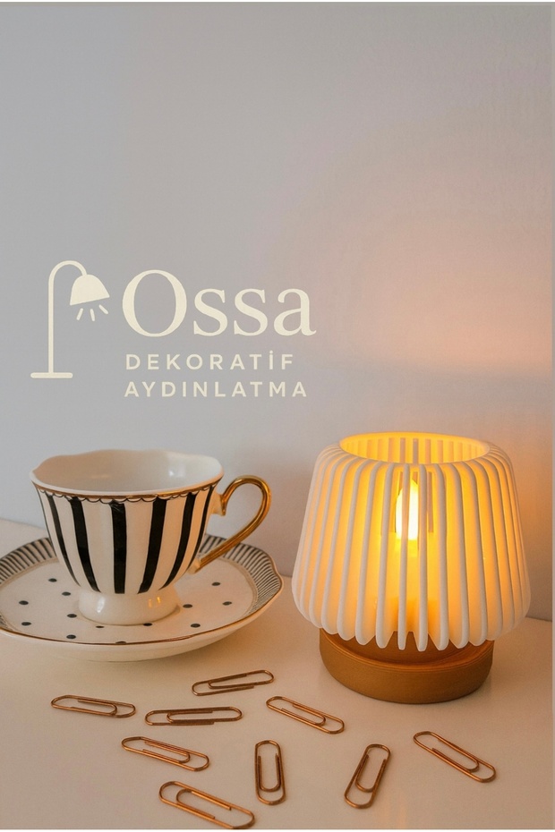 Dekoratif Modern Led Mumluk Tealight 7x7.5 cm (TEK ADET) - 1