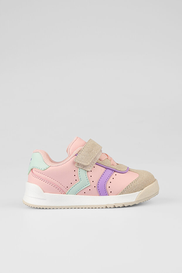 Kiev Basic Baby Girl and Child Powder Color Sneaker