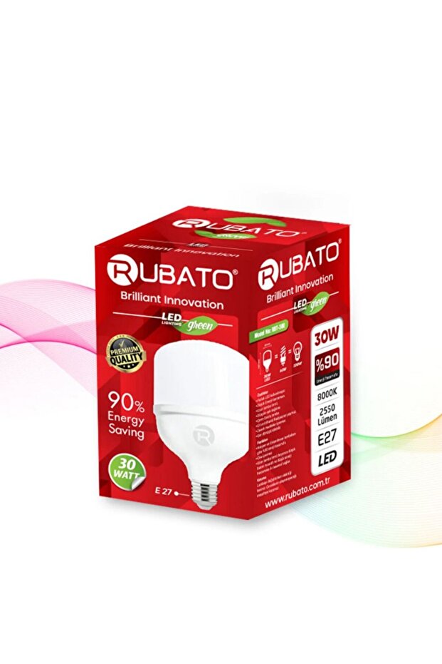 RUBATO 30 W Led Ampul - %90 Enerji Tasarruflu - 3 Adet