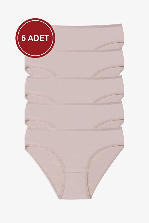 Kadın 5'li Likralı Külot - 1