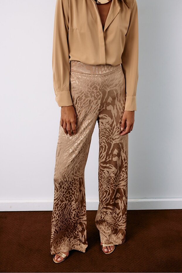 Klasik Düz Gömlek - Camel - 5