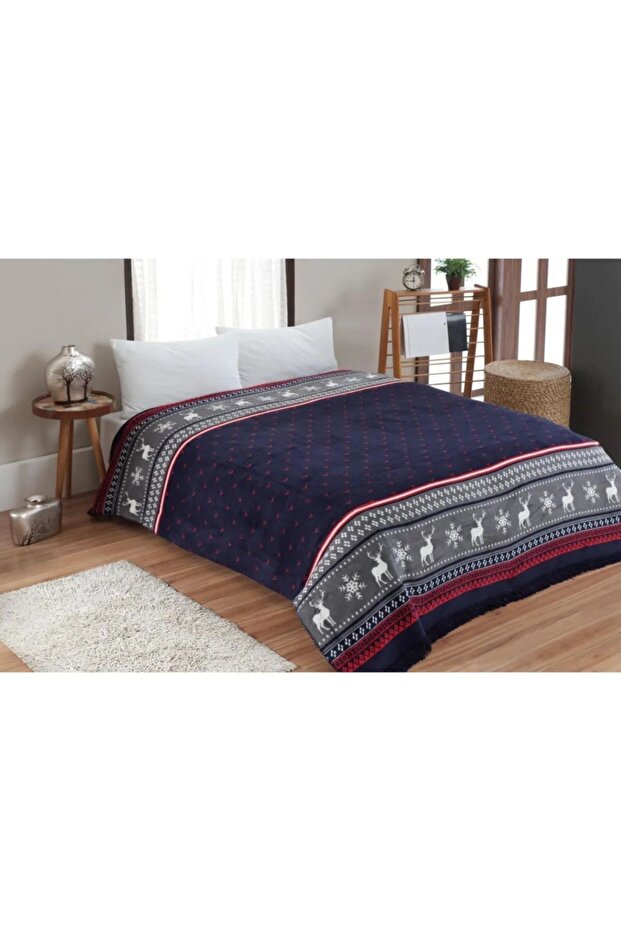 Double Cotton Blanket Carmelo - 1