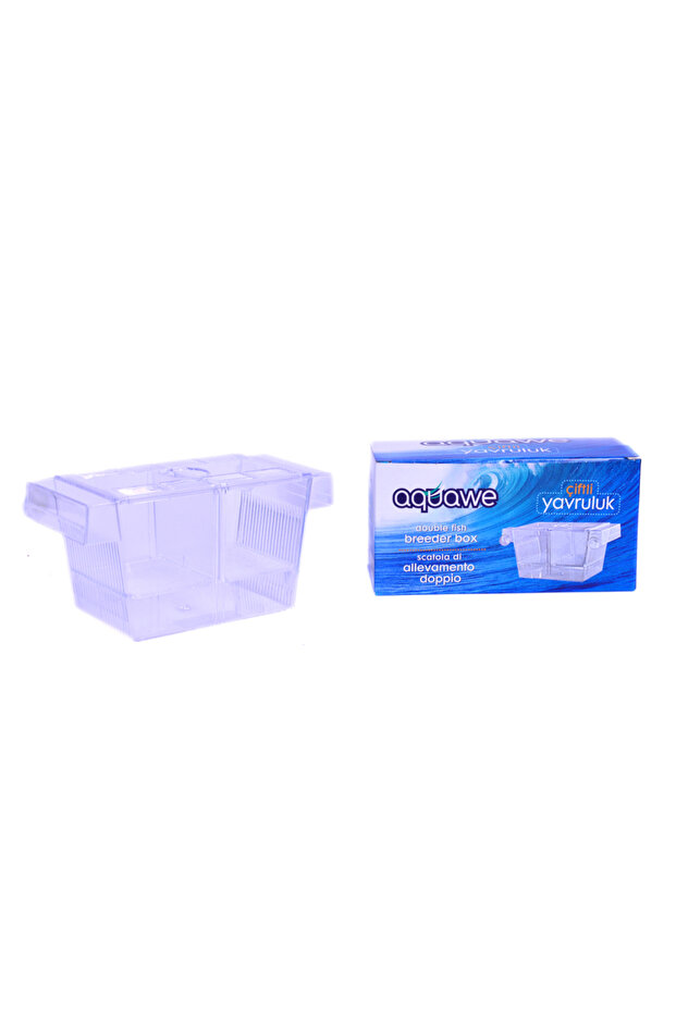 حوض أسماك مزدوج SY029 مقاس 19.5 × 10 سم