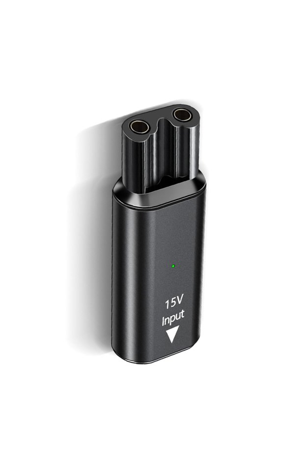 Black LISI HQ8505 15V Type-C Shaver Adapter Charging Converter for Philips One Blade Pro QP6510 QP65