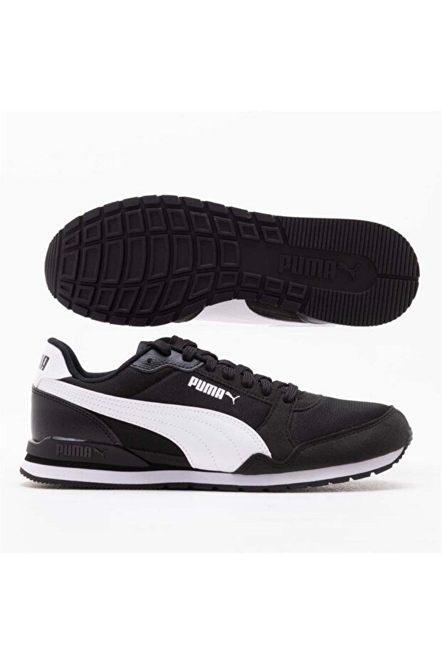 St Runner V3 Mesh Erkek Siyah Spor Ayakkabı 38464001 - 4
