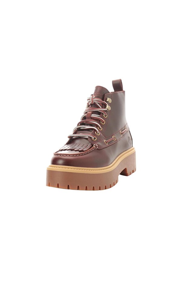 B0A27YZEIW1-R Stone Street Mıd Lace Up Boot Kadın Bot Ve &amp;Ccedil;izme Kahve - 3