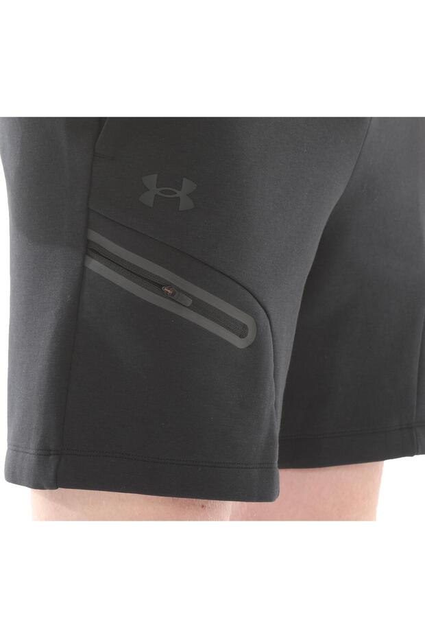 A1379809-001 Ua Unstoppable Flc Shorts Erkek Şort Ve Kapri Siyah - 7