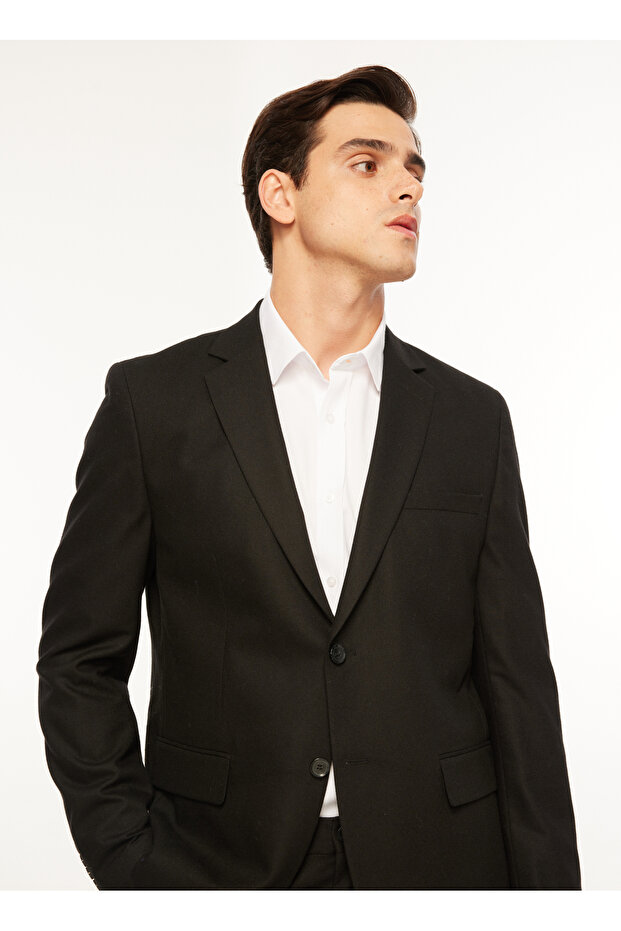 Normal Bel Basic Siyah Erkek Takım Elbise F3WM-TKM 501 - 5