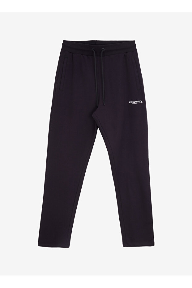 Siyah Erkek Standart Fit Eşofman Altı D3WM-EA4 - 3