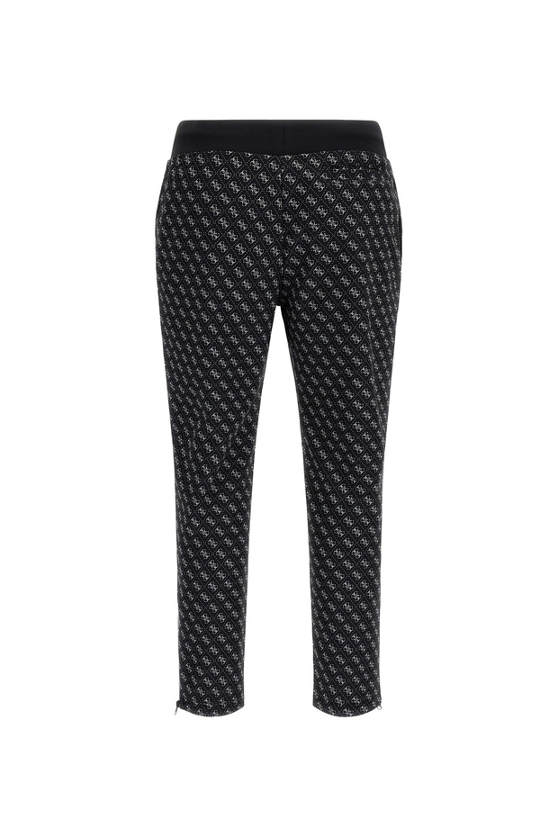 Z2BB05FL04QP9QC-KORBIN PANT - PRINT Siyah Lastikli Bel Normal Desenli Erkek Eşofman Altı - 4
