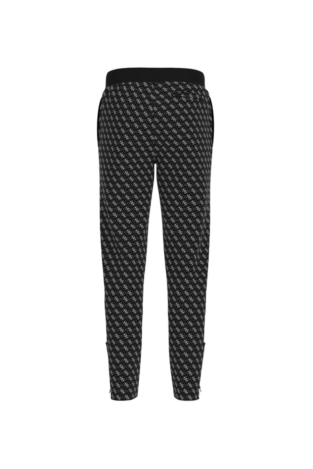 Z2BB05FL04QP9QC-KORBIN PANT - PRINT Siyah Lastikli Bel Normal Desenli Erkek Eşofman Altı - 2