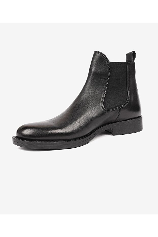 Erkek Siyah Hakiki Deri Chelsea Bot 4K1OB17900 - 2