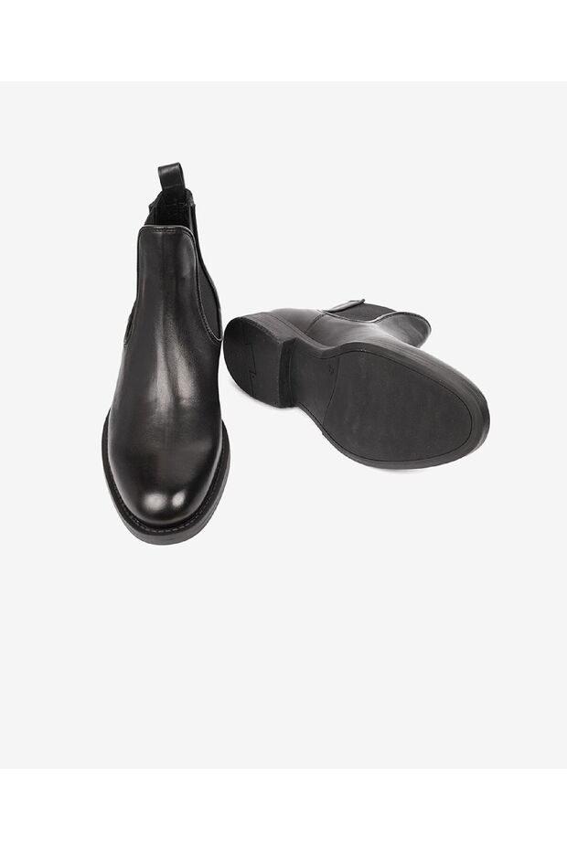 Erkek Siyah Hakiki Deri Chelsea Bot 4K1OB17900 - 5