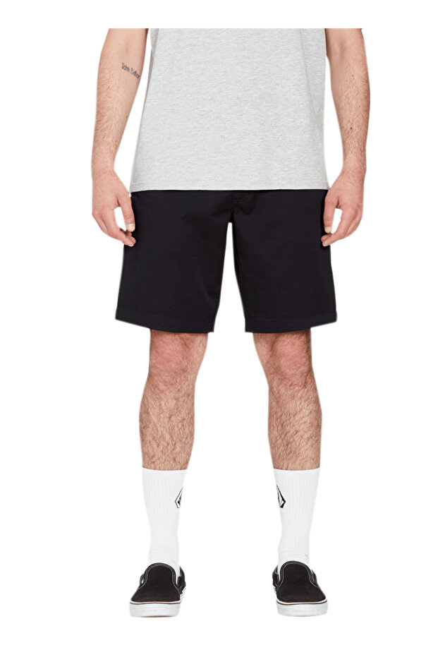 Siyah Erkek Kısa Şort A1012304_Volcom Frickin Ew 19 Blk - 1