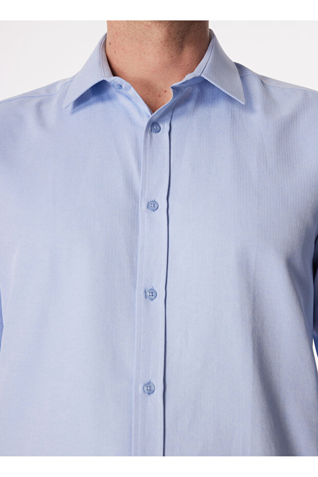 Mavi Erkek Basic Armürlü Gömlek MYDOS 110 - 4