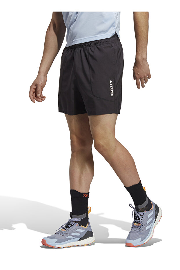 HM4013 MT Short Siyah Erkek Lastikli Paça Normal Kalıp Şort - 1