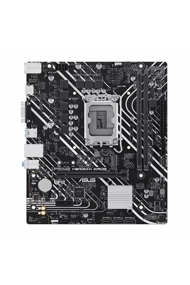 PRIME H610M-K ARGB H610 DDR5 Vga GLan mATX HD US32 M2 1700p Anakart - 2