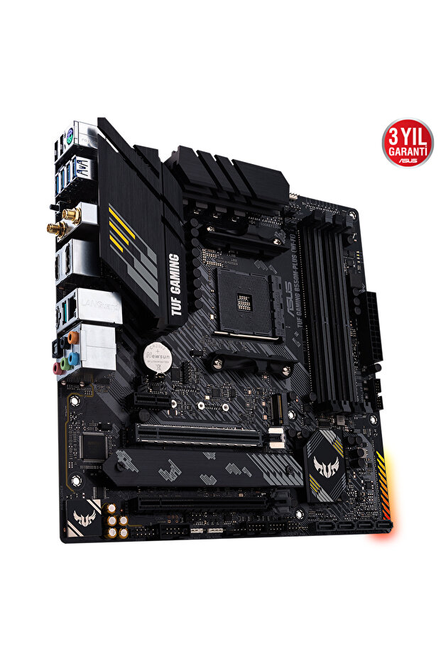 TUF GAMING B650M-PLUS WIFI B650 DDR5 (Vga Yok) GLan 2.5G mATX HD DP US3 M2 TYP-C WIFI BT AM5 AM - 2