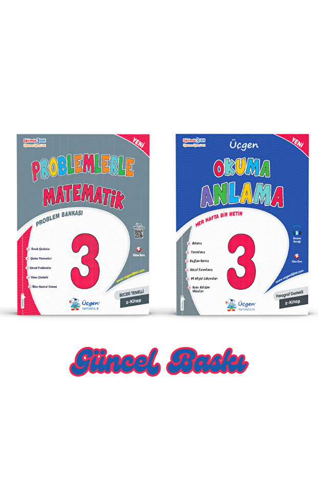 3.sınıf Türkçe Okuma Anlama + Problemlerle Matematik - 1
