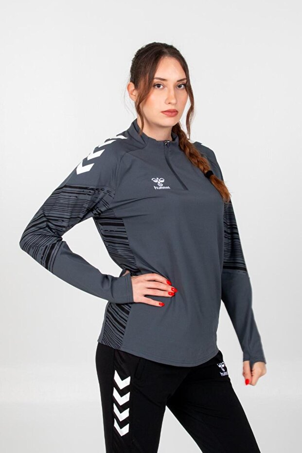 Line Antrenman Eşofman Üstü Antrasit - 4