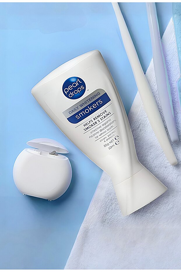 Smokers-2 Adet. Sigara içenler için Leke Çıkartıcı Extra Naneli Jel Diş Macunu 50ml - 7