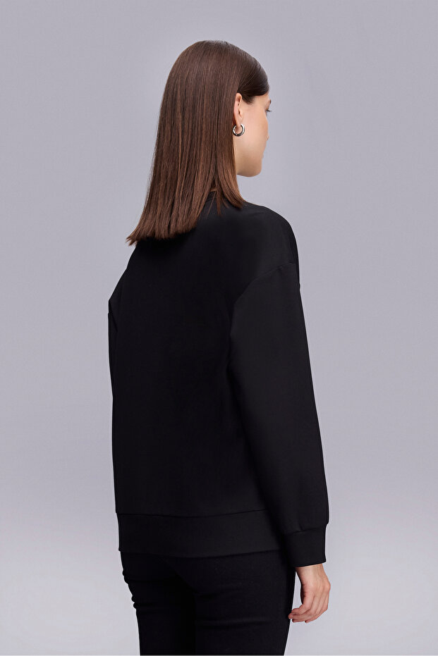 5.51 SWEATSHIRT SİYAH - 4
