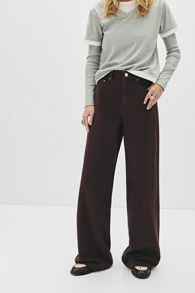 Geniş paça jean - 4