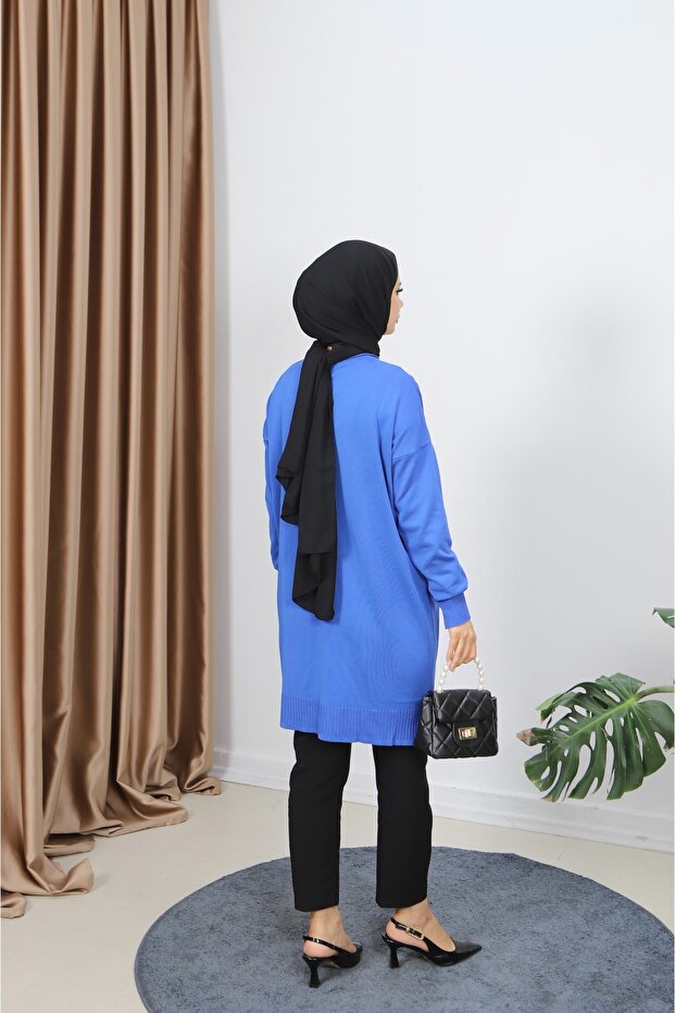 Slit Mercerized Tunic - 5