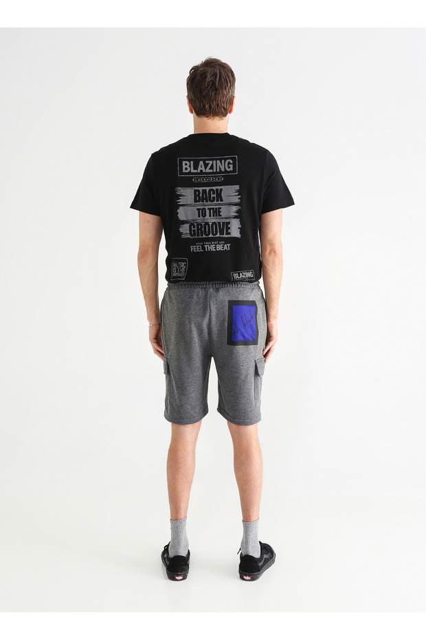 Antrasit Erkek Sweat Şort E-olef - 6