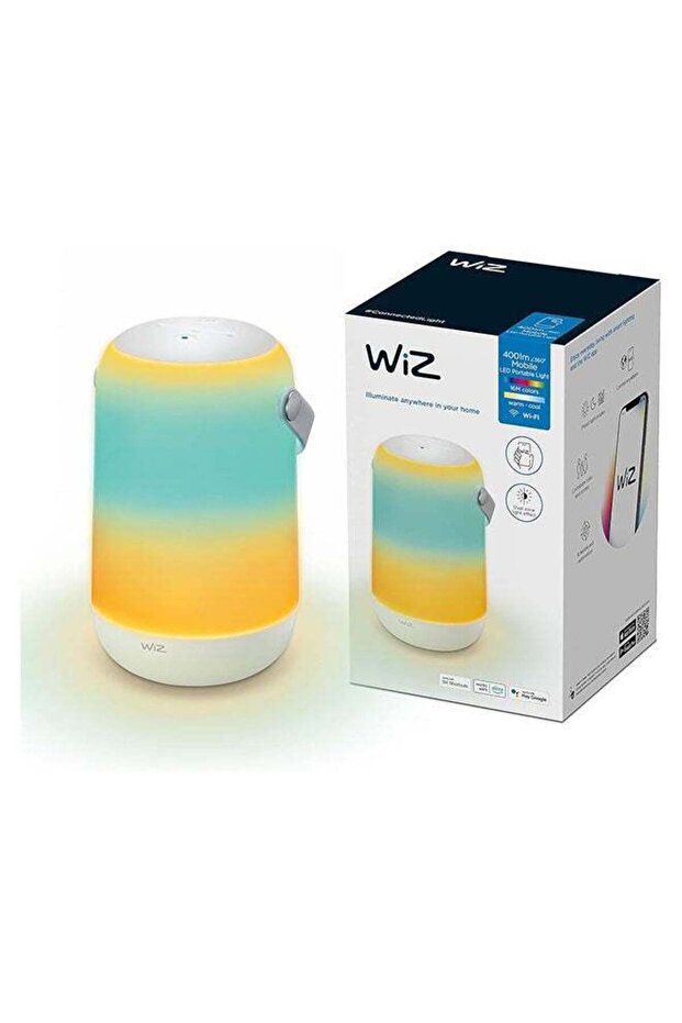Portable Smart Light, Rechargeable, Tunable White And RGB, Wi-Fi And Bluetooth, App and Voice Co