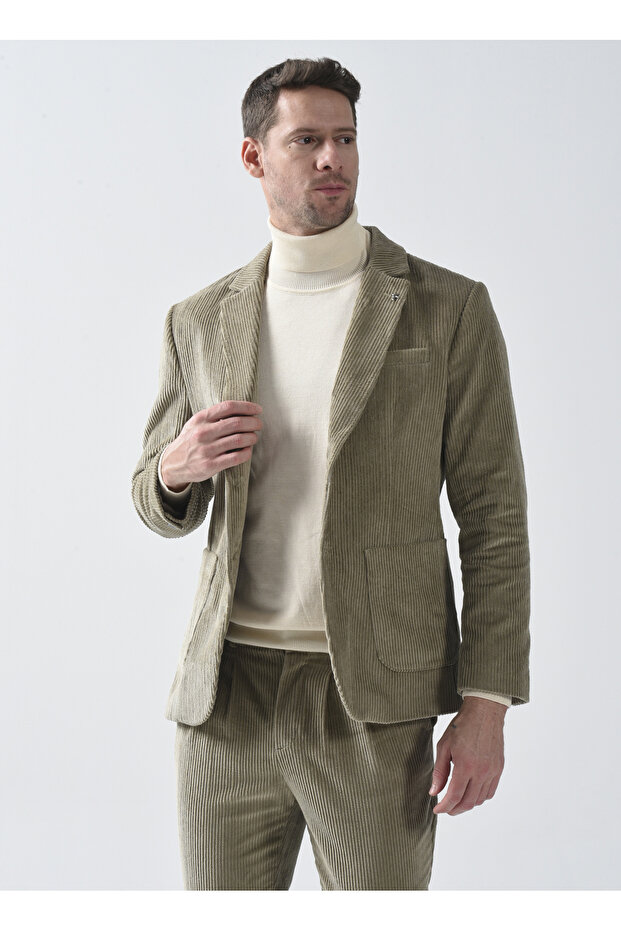 Ceket, 50, Vizon - 4