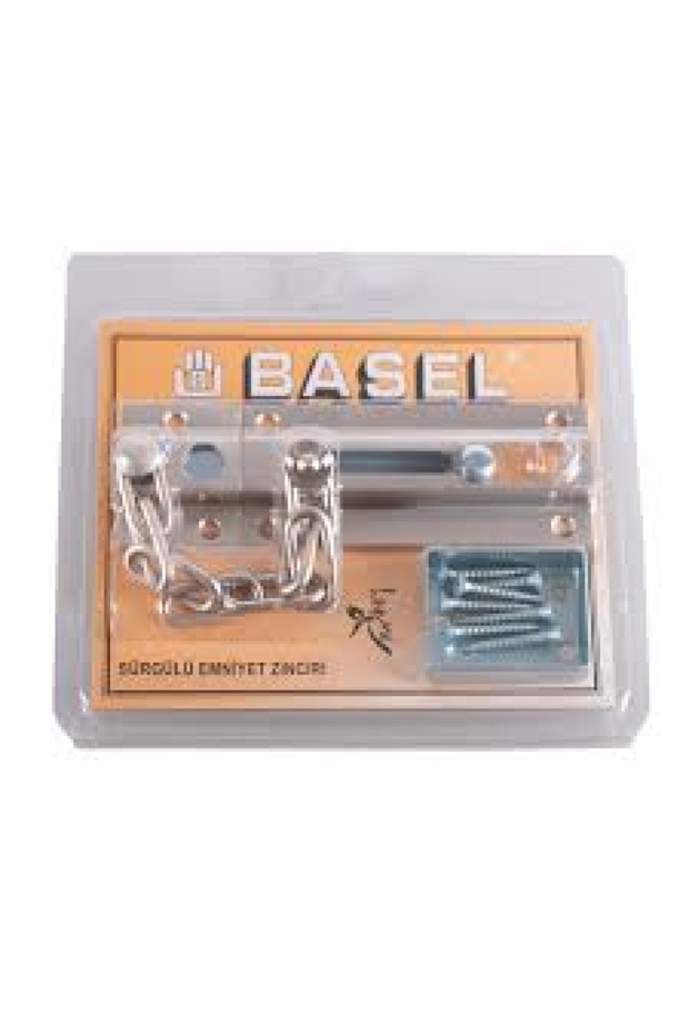 Başel Sürgülü Kapı Emniyet Kilidi Krom - 1