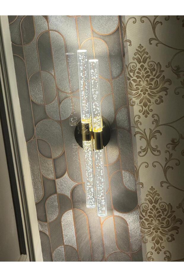 Bh Bubblelight Dubble Şık Ve Zarif Modern Led Duvar Aplik Gold Elektrikli Kumandalı - 2