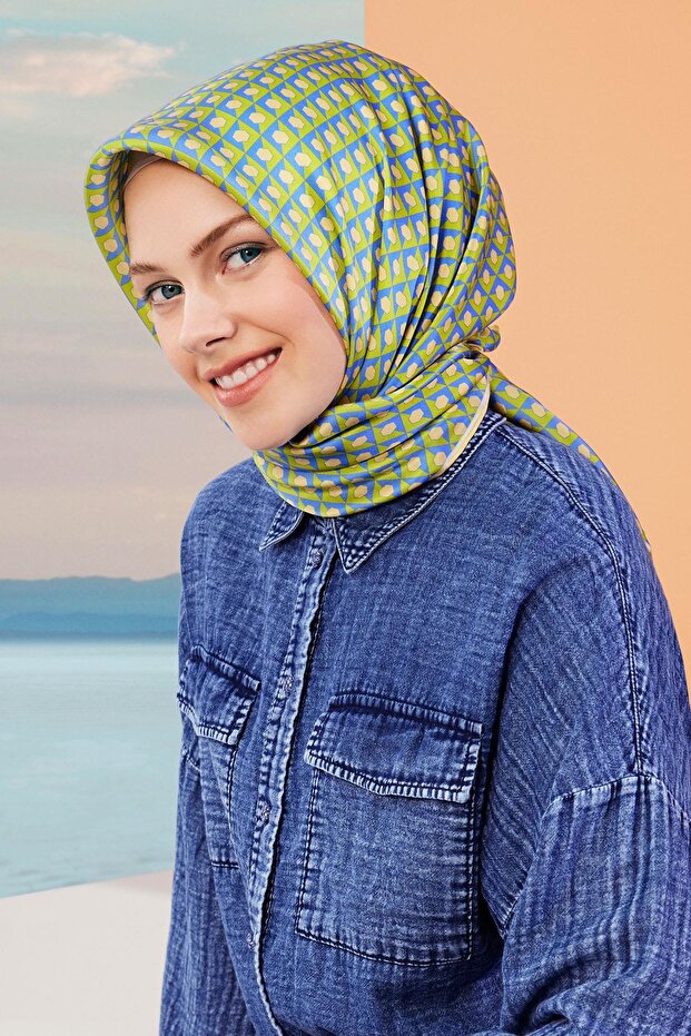 وشاح حريري - 9109D-51 - تيفيل