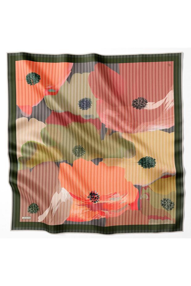 İpek Eşarp - 9145D-34 - Tivil - 2