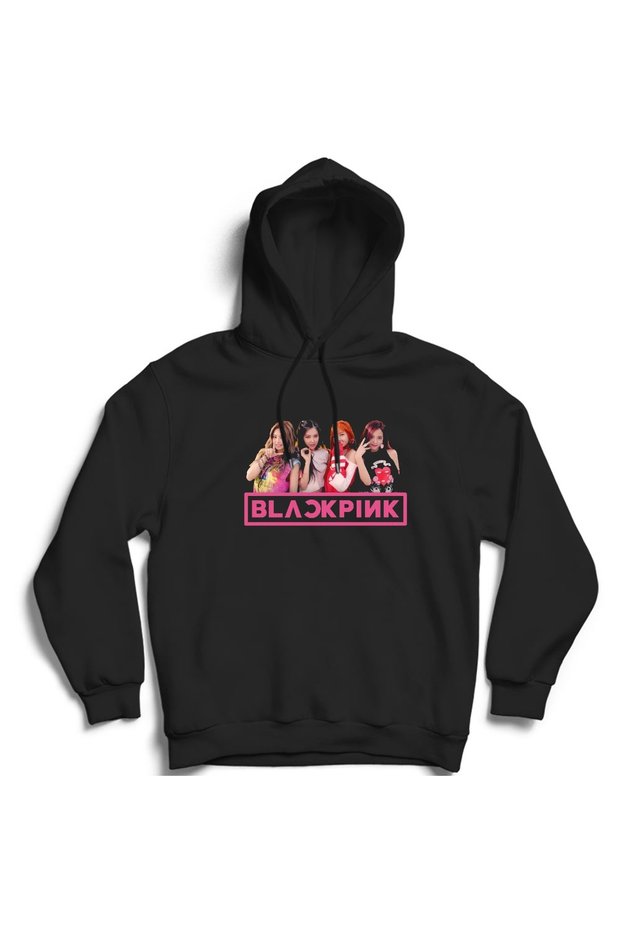 Black Pink, Jisoo, Jennie, Lisa, Rosé, K-Pop Hooded Sweatshirt Hoodie