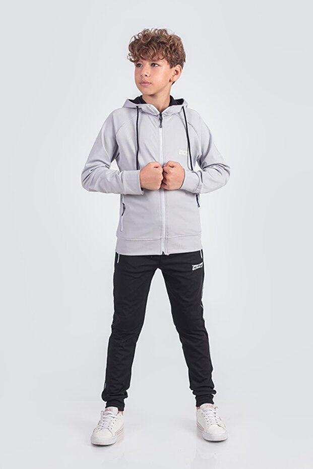 Unisex Hooded Dalkgıç Fabric Tracksuit Set Athletic Esf2242