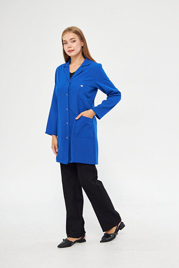 مريلة عمل زرقاء من ساكس، ملابس عمل - 5