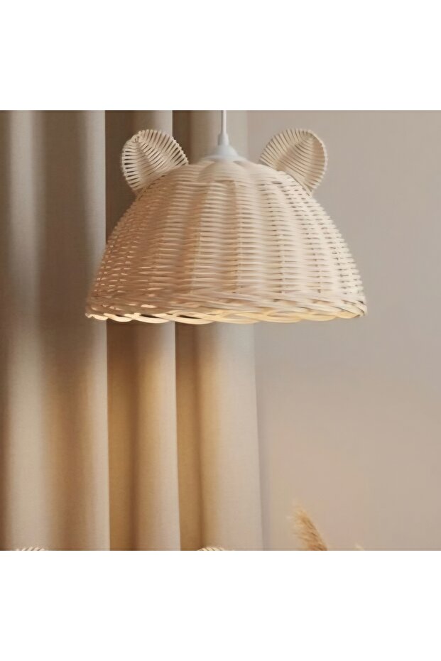 Rattan abambu Panda Avize - 1