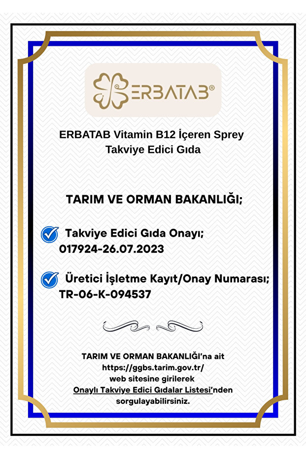 Metilkobalamin B12 Sprey 10 ml - 8
