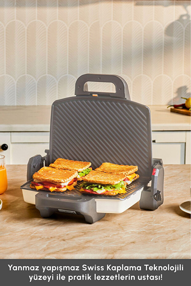 Swiss Izgara ve Tost Makinesi 1800 W 4 Dilim Kapasiteli - 4