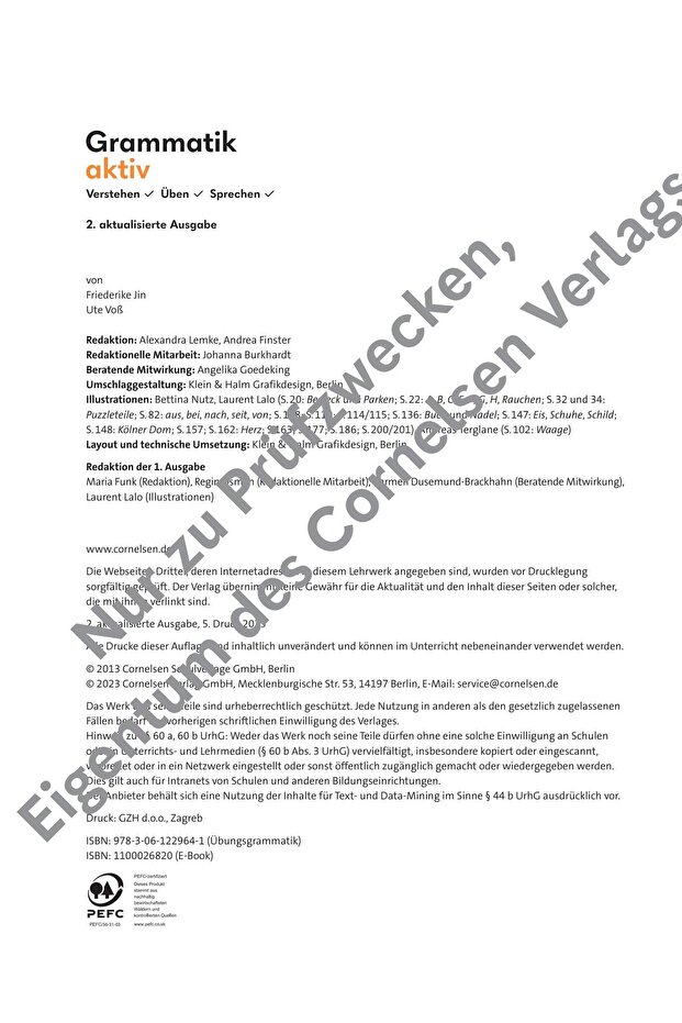 Grammatik Aktiv A1/B1 - 4