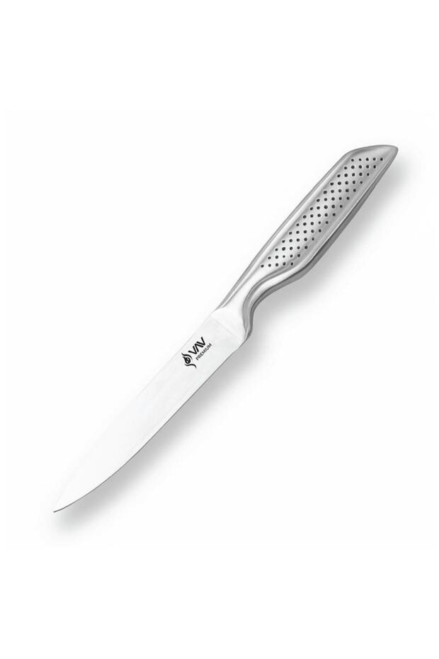 Premium 5-Inch Utility Knife Stainless Steel Blade with Sharp Edge & Ergonomic Handle