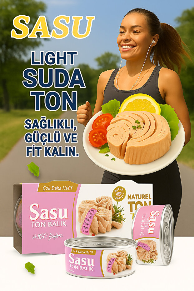 Light Suda Ton Balığı 4x160g Bütün Dilim - 2