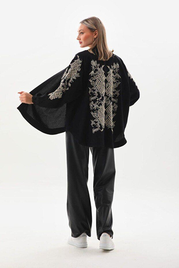 DADALİ KİMONO Siyah - 5