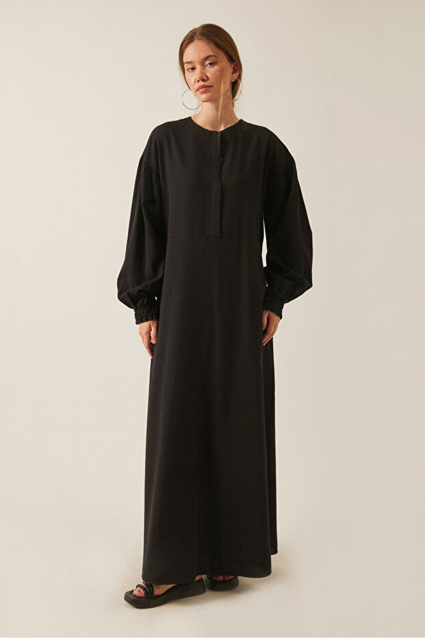 Çağıl Elbise Siyah - 3