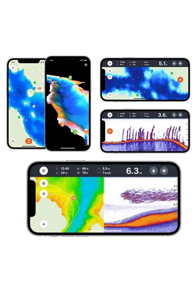Smart Sonar CHIRP+2 GPS Balık Bulucu - 4